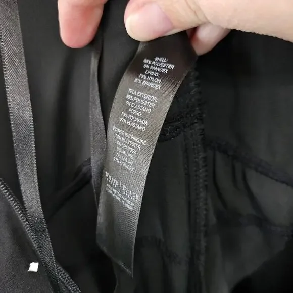 WHBM Instantly Slimming Midi Black Studded Sleeveless Bandage Dress Sz 10 - Picture 7 of 7